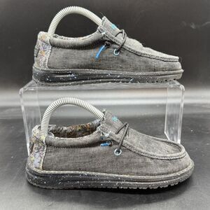 Hey Dude Wally Youth Chambray Wave Rider Loafer Youth Size K13 130134737